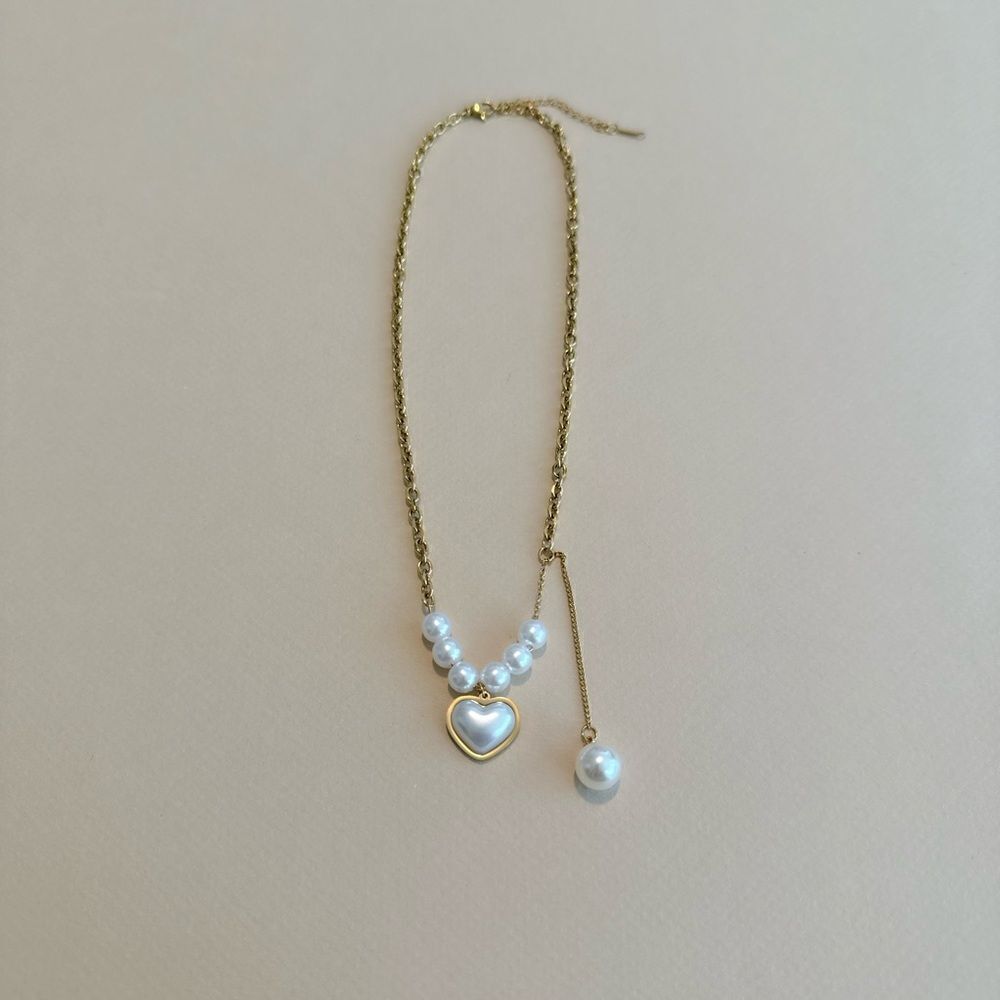 Pearl drop necklace N1118